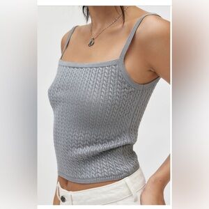 BDG Pamela Cable Knit Sweater Cami